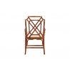 bali & pari Esmery Marbled Tortoise Natural Rattan Arm Dining Chair - back - bali & pari Esmery Marbled Tortoise Natural Rattan Arm Dining Chair - back