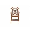 bali & pari Esmery Marbled Tortoise Natural Rattan Arm Dining Chair - back - bali & pari Esmery Marbled Tortoise Natural Rattan Arm Dining Chair - back