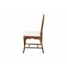 bali & pari Esmery Marbled Tortoise Natural Rattan Dining Chair - side - bali & pari Esmery Marbled Tortoise Natural Rattan Dining Chair - side