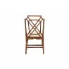 bali & pari Esmery Marbled Tortoise Natural Rattan Dining Chair - back - bali & pari Esmery Marbled Tortoise Natural Rattan Dining Chair - back