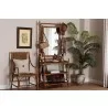 bali & pari Feyre Marbled Tortoise Natural Rattan Hall Tree - lifestyle - bali & pari Feyre Marbled Tortoise Natural Rattan Hall Tree - lifestyle