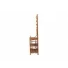bali & pari Feyre Marbled Tortoise Natural Rattan Hall Tree - side - bali & pari Feyre Marbled Tortoise Natural Rattan Hall Tree - side