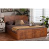 bali & pari Fuentes Real Burl Wood Bed Frame - lifestyle - bali & pari Fuentes Real Burl Wood Bed Frame - lifestyle