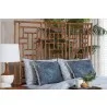 bali & pari Jamuna Marbled Tortoise Natural Rattan Queen Headboard - Lifestyle - bali & pari Jamuna Marbled Tortoise Natural Rattan Queen Headboard - Lifestyle