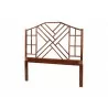bali & pari Kachiri Marbled Tortoise Natural Rattan King Headboard - angled - bali & pari Kachiri Marbled Tortoise Natural Rattan King Headboard - angled