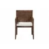 bali & pari Karis Rattan Dining Chair with Cushion - front - bali & pari Karis Rattan Dining Chair with Cushion - front