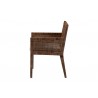 bali & pari Karis Rattan Dining Chair with Cushion - side - bali & pari Karis Rattan Dining Chair with Cushion - side