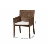bali & pari Karis Rattan Dining Chair with Cushion - dimes - bali & pari Karis Rattan Dining Chair with Cushion - dimes