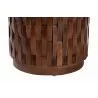bali & pari Lavanya End Table with Petrified Wood Top - leg - bali & pari Lavanya End Table with Petrified Wood Top - leg