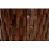 bali & pari Lavanya End Table with Petrified Wood Top - detail - bali & pari Lavanya End Table with Petrified Wood Top - detail