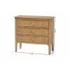 bali & pari Lavi Fluted Wood Chest - dimes - bali & pari Lavi Fluted Wood Chest - dimes
