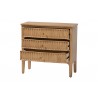 bali & pari Lavi Fluted Wood Chest - angled 2 - bali & pari Lavi Fluted Wood Chest - angled 2