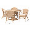 bali & pari Liam 5-Piece Natural Rattan Dining Set - dimes - bali & pari Liam 5-Piece Natural Rattan Dining Set - dimes