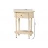 Baxton Studio bali & pari Liba End Table - dimes - Baxton Studio bali & pari Liba End Table - dimes