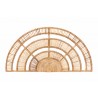 bali & pari Luna Natural Rattan Headboard - front - bali & pari Luna Natural Rattan Headboard - front