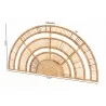 bali & pari Luna Natural Rattan Headboard - dimes - bali & pari Luna Natural Rattan Headboard - dimes