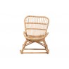 bali & pari Mahin Natural Rattan Rocking Chair - front - bali & pari Mahin Natural Rattan Rocking Chair - front