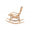 bali & pari Mahin Natural Rattan Rocking Chair - side - bali & pari Mahin Natural Rattan Rocking Chair - side