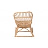 bali & pari Mahin Natural Rattan Rocking Chair - back - bali & pari Mahin Natural Rattan Rocking Chair - back