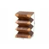 bali & pari Malati Solid Suar Wood Side Table - Hand-Carved Sculptural End Table with Zigzag Design, Modern Boho Style for Living Room or Bedroom - Dimensions - bali & pari Malati Solid Suar Wood Side Table - Hand-Carved Sculptural End Table with Zigzag Design, Modern Boho Style for Living Room or Bedroom - Dimensions