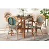 bali & pari Mattie Natural Rattan Bistro Dining Set - lifestyle - bali & pari Mattie Natural Rattan Bistro Dining Set - lifestyle