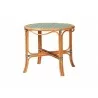 bali & pari Mattie Natural Rattan Round Bistro Dining Table - angled - bali & pari Mattie Natural Rattan Round Bistro Dining Table - angled