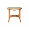 bali & pari Mattie Natural Rattan Round Bistro Dining Table - front - bali & pari Mattie Natural Rattan Round Bistro Dining Table - front