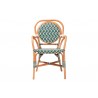 bali & pari Mattie Rattan Bistro Chair - front - bali & pari Mattie Rattan Bistro Chair - front