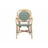 bali & pari Mattie Rattan Bistro Chair - front - bali & pari Mattie Rattan Bistro Chair - front