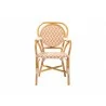 bali & pari Mattie Rattan Bistro Chair - front - bali & pari Mattie Rattan Bistro Chair - front
