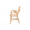 bali & pari Mattie Rattan Bistro Chair - side - bali & pari Mattie Rattan Bistro Chair - side