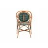 bali & pari Mattie Rattan Bistro Chair - back - bali & pari Mattie Rattan Bistro Chair - back
