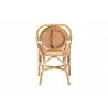 bali & pari Mattie Rattan Bistro Chair - back - bali & pari Mattie Rattan Bistro Chair - back