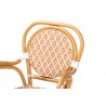 bali & pari Mattie Rattan Bistro Chair - top - bali & pari Mattie Rattan Bistro Chair - top