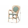 bali & pari Mattie Rattan Bistro Chair - dimes - bali & pari Mattie Rattan Bistro Chair - dimes