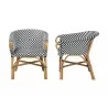 bali & pari Max Rattan Bistro 2-Piece Armchair Set - side - bali & pari Max Rattan Bistro 2-Piece Armchair Set - side