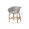bali & pari Max Rattan Bistro Counter Stool - dimes - bali & pari Max Rattan Bistro Counter Stool - dimes