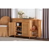 bali & pari McKenna Natural Rattan Sideboard - Lifetyle