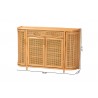 bali & pari McKenna Natural Rattan Sideboard - Dimensions