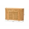 bali & pari McKenna Natural Rattan Sideboard - Dimensions - bali & pari McKenna Natural Rattan Sideboard - Dimensions