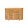 bali & pari McKenna Natural Rattan Sideboard - Front