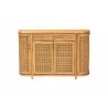 bali & pari McKenna Natural Rattan Sideboard - Front - bali & pari McKenna Natural Rattan Sideboard - Front