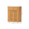 bali & pari McKenna Natural Rattan Storage Cabinet - Dimensions