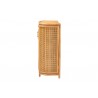 bali & pari McKenna Natural Rattan Storage Cabinet - Side