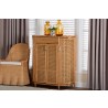 bali & pari McKenna Natural Rattan Storage Cabinet - Lifestyle