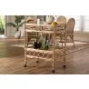 bali & pari Molina Natural Rattan Wine Cart - lifestyle - bali & pari Molina Natural Rattan Wine Cart - lifestyle