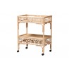 bali & pari Molina Natural Rattan Wine Cart - angled - bali & pari Molina Natural Rattan Wine Cart - angled
