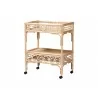 bali & pari Molina Natural Rattan Wine Cart - angled - bali & pari Molina Natural Rattan Wine Cart - angled