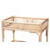 bali & pari Molina Natural Rattan Wine Cart - top - bali & pari Molina Natural Rattan Wine Cart - top