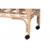 bali & pari Molina Natural Rattan Wine Cart - leg - bali & pari Molina Natural Rattan Wine Cart - leg